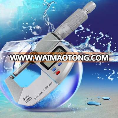 0-25mm 0.001mm IP65 water proof digital micrometer